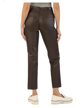 KUT from the Kloth Rachael High Rise Fab Ab Coated Mom Jeans 10L